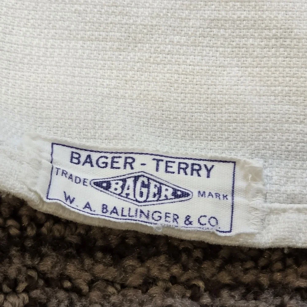 Vtg STOCKMEN'S HOTEL ELKO‎ NEVADA '52 1952 1950s Towel Bager Terry